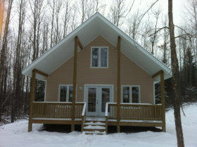 Cabin That Blue Lightning Electric Wired